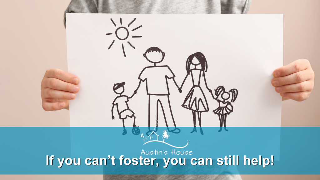 If you can't foster, you can still help.